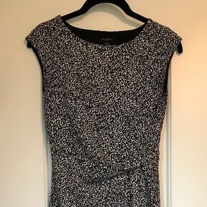 Asymmetrical A Line Dress in Stretch Fabric